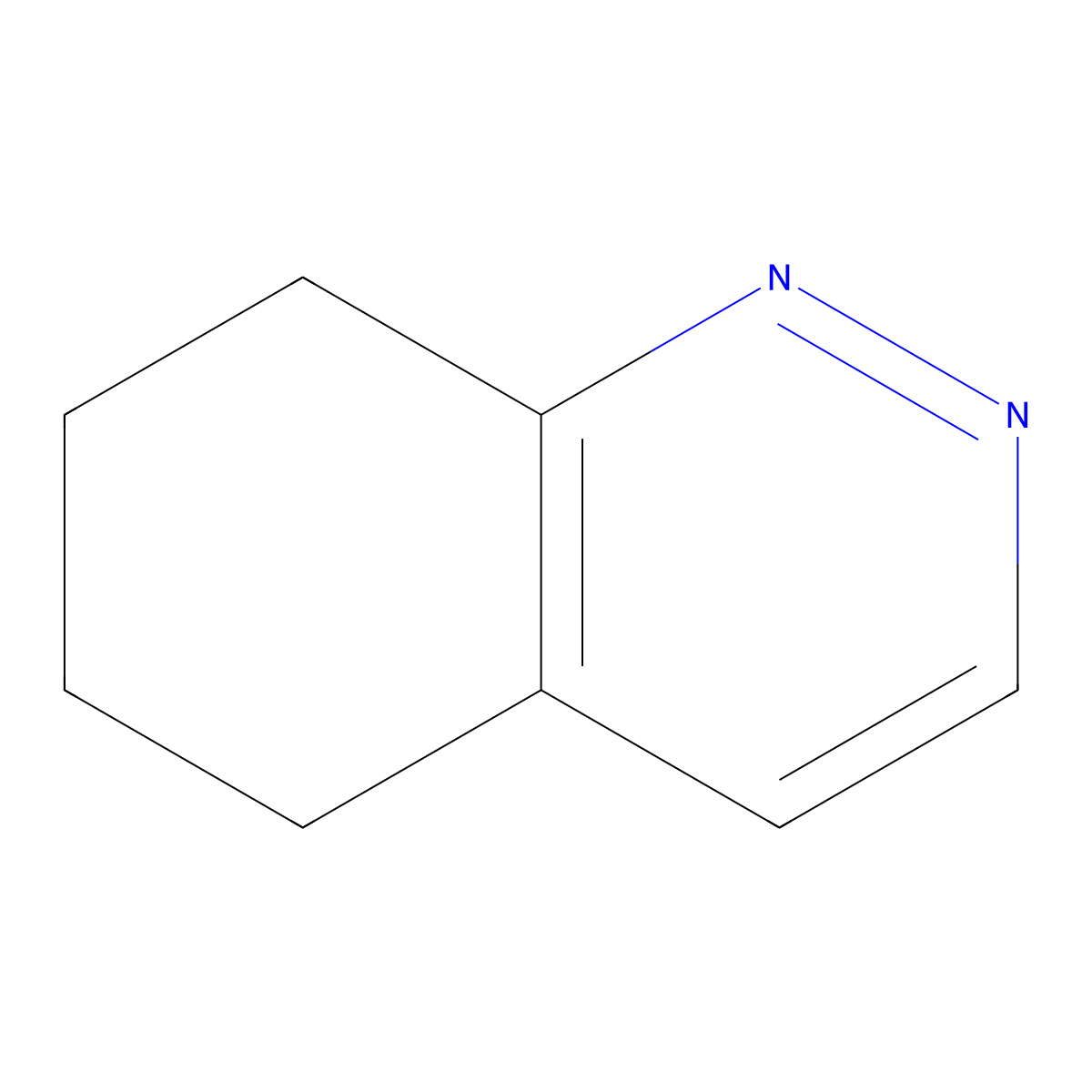 5,6,7,8-Tetrahydrocinnoline molecular structure, CAS 37721-14-5