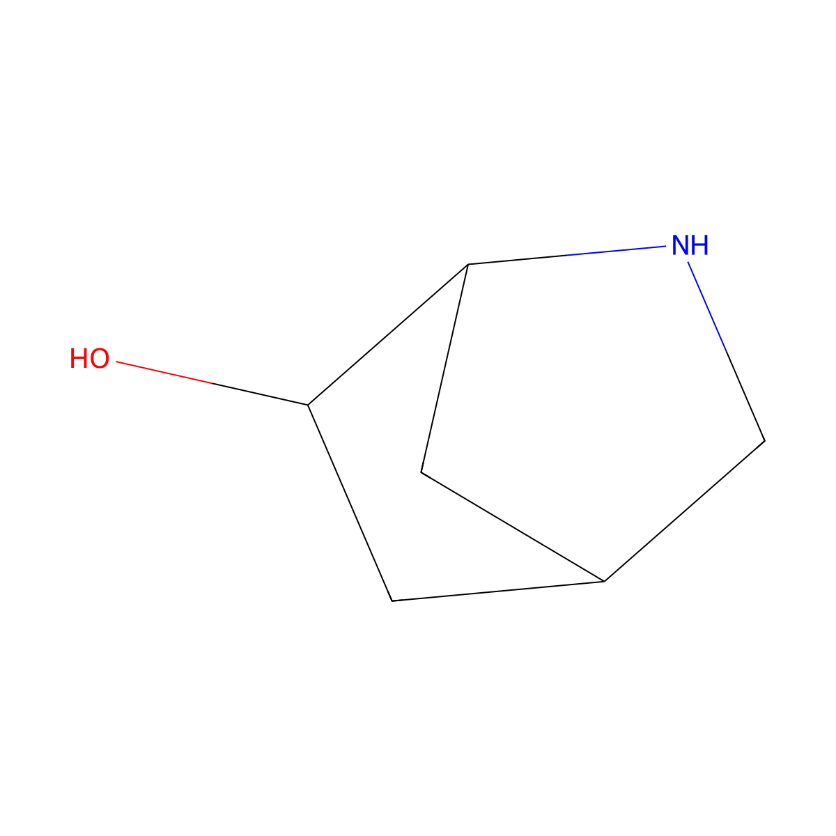 2-Azabicyclo[2.2.1]heptan-6-ol molecular structure, CAS 37723-38-9