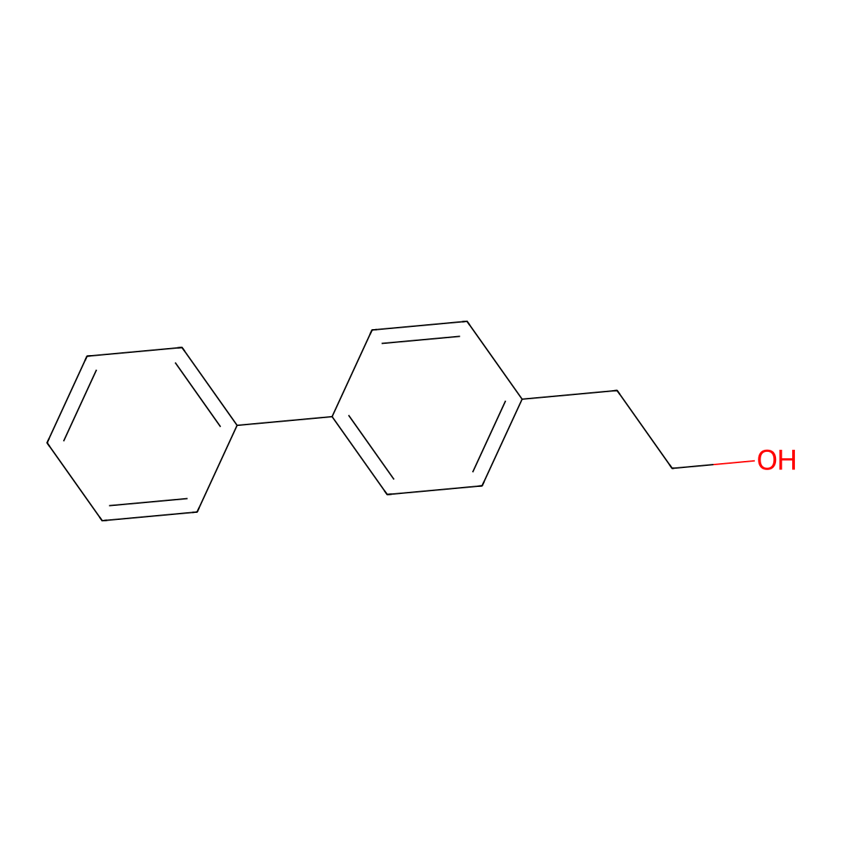 2-[1,1'-Biphenyl]-4-yl-1-ethanol molecular structure, CAS 37729-18-3
