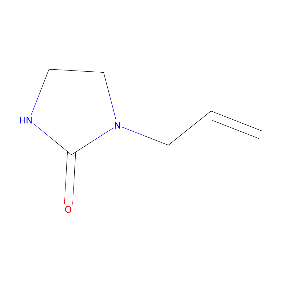 1-(Prop-2-en-1-yl)imidazolidin-2-one molecular structure, CAS 37732-87-9
