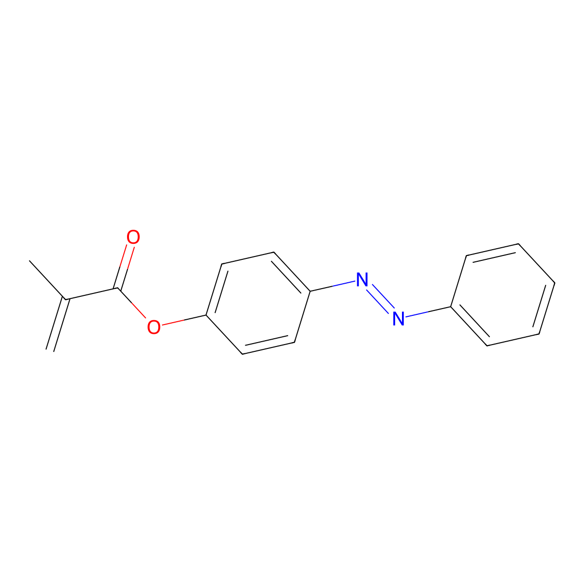 4-(Phenyldiazenyl)phenyl methacrylate molecular structure, CAS 3774-20-7