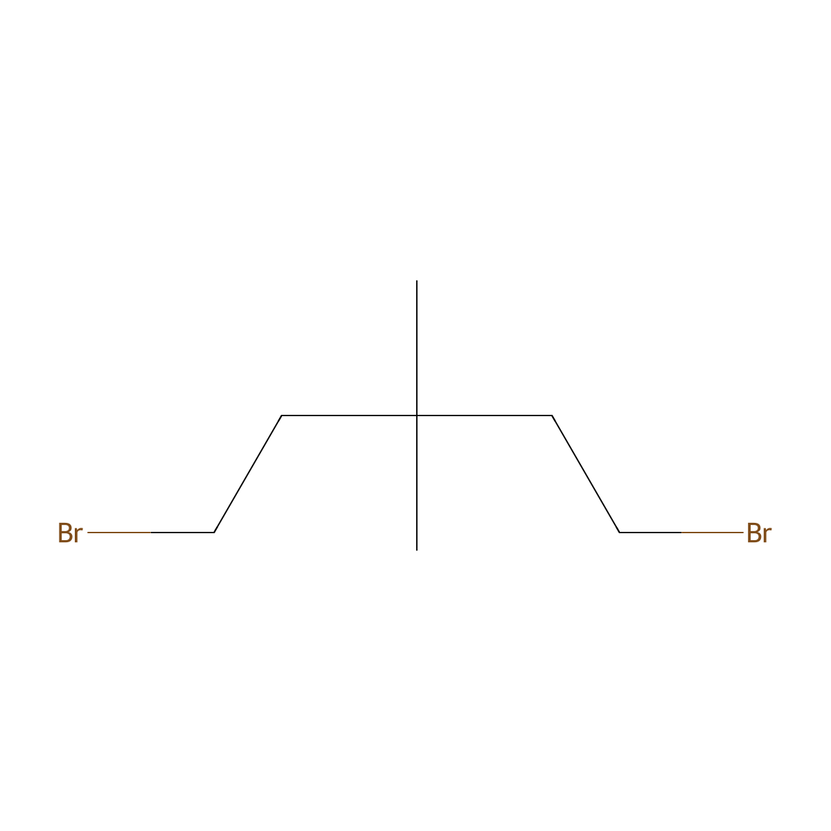 1,5-Dibromo-3,3-dimethylpentane molecular structure, CAS 37746-17-1