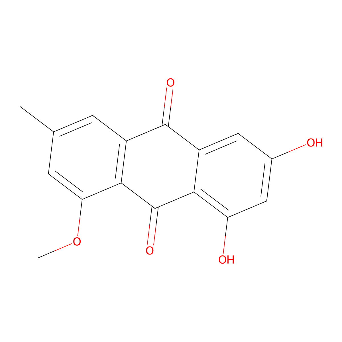 1-O-Methylemodin molecular structure, CAS 3775-08-4