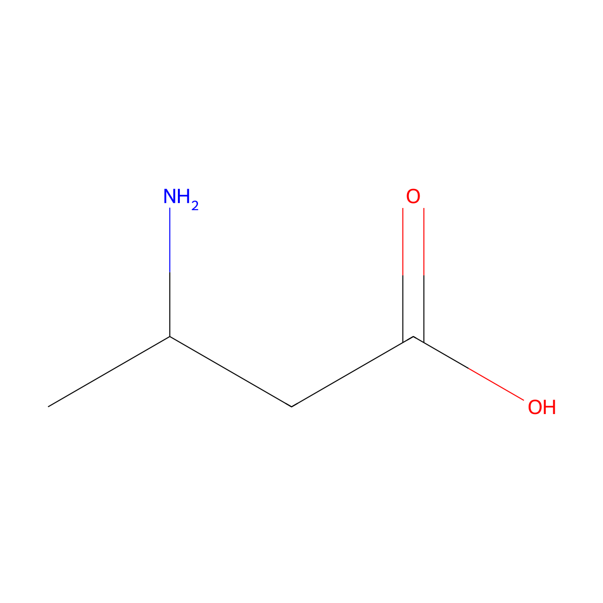 (S)-3-Aminobutyric acid molecular structure, CAS 3775-72-2