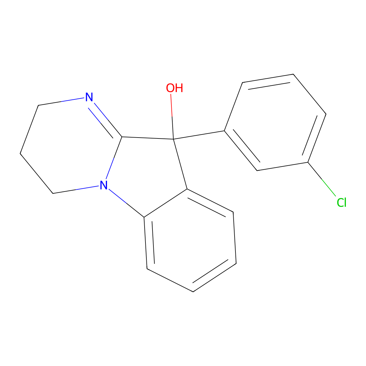 Ciclazindol molecular structure, CAS 37751-39-6