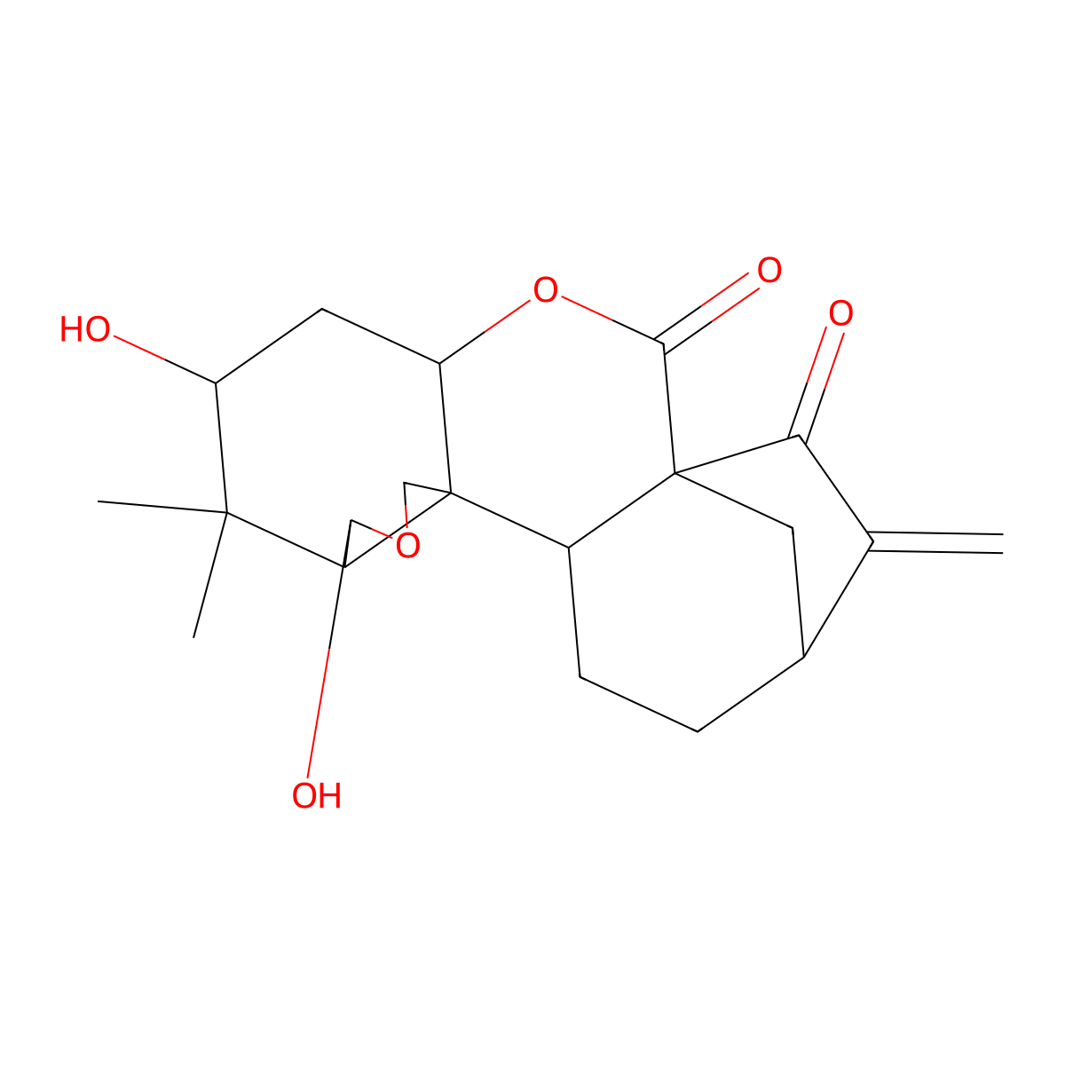 Enmein molecular structure, CAS 3776-39-4