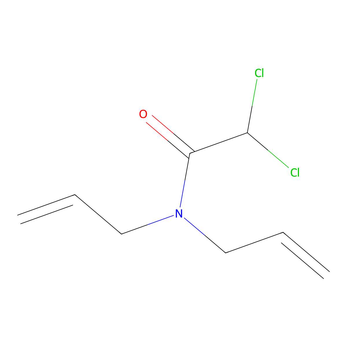 Dichlormid molecular structure, CAS 37764-25-3