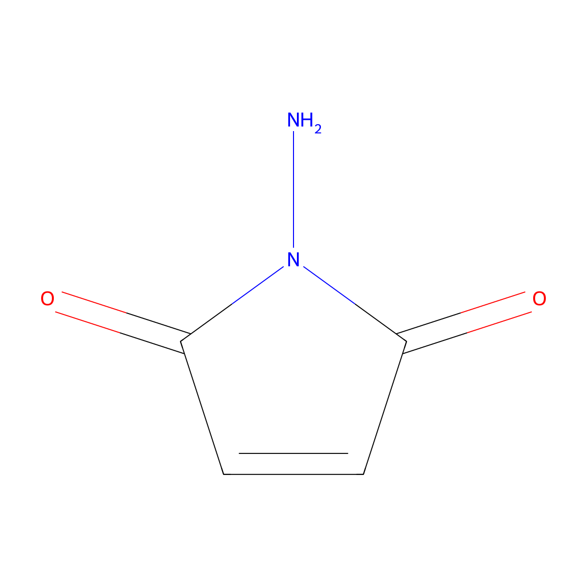 1-Amino-1H-pyrrole-2,5-dione molecular structure, CAS 37770-94-8