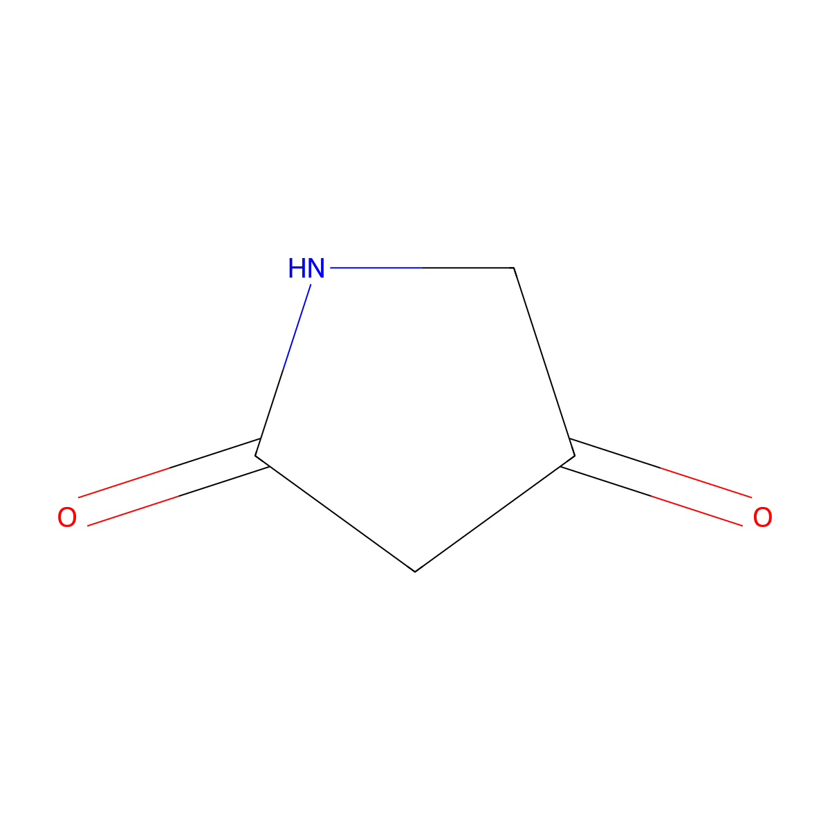 2,4-Pyrrolidinedione molecular structure, CAS 37772-89-7