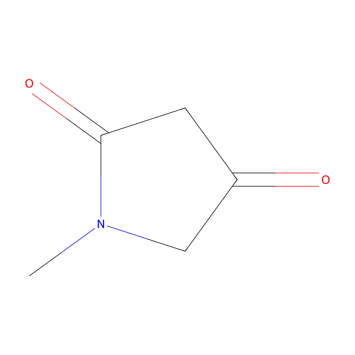 1-Methylpyrrolidine-2,4-dione molecular structure, CAS 37772-91-1
