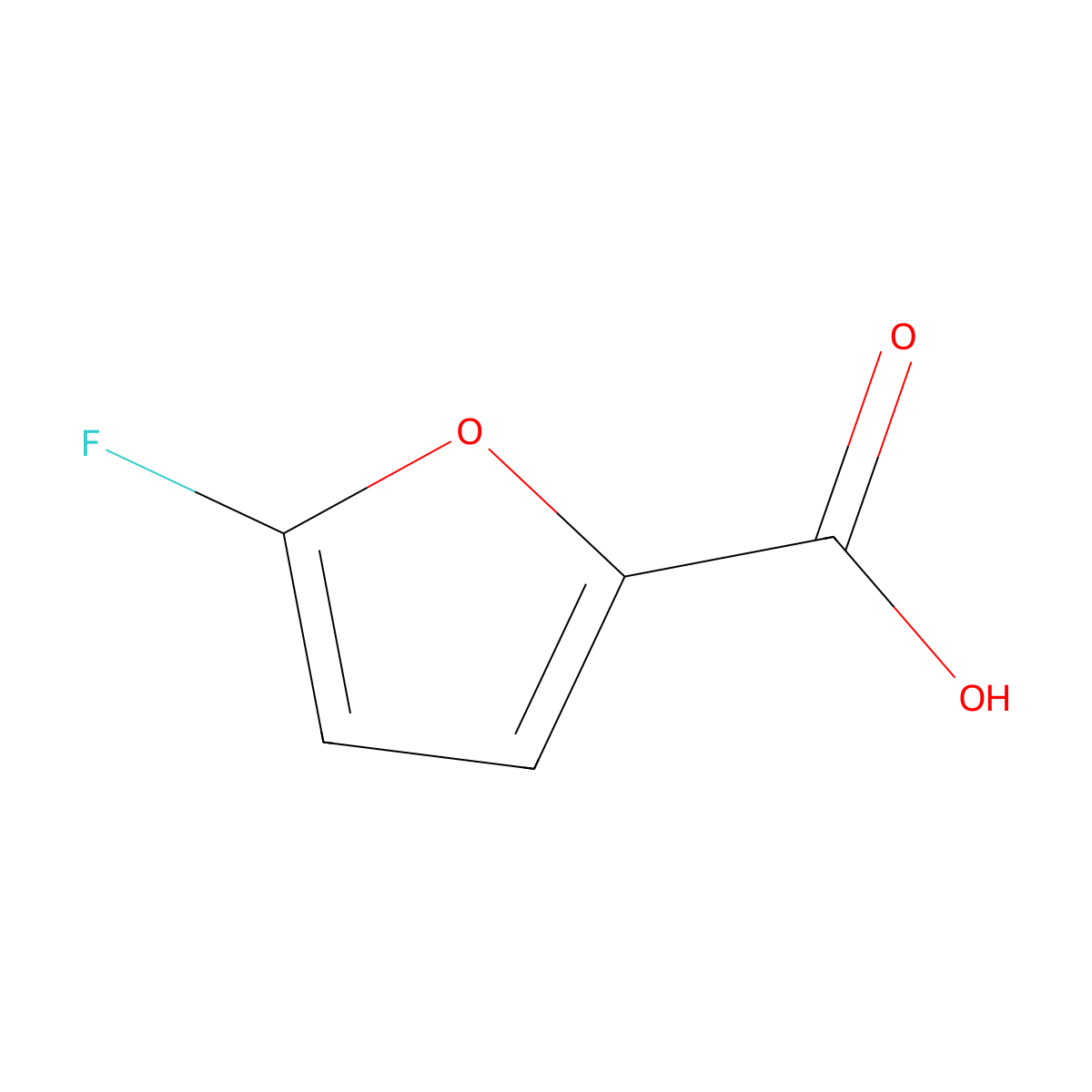 5-Fluoro-2-furancarboxylic acid molecular structure, CAS 377729-87-8