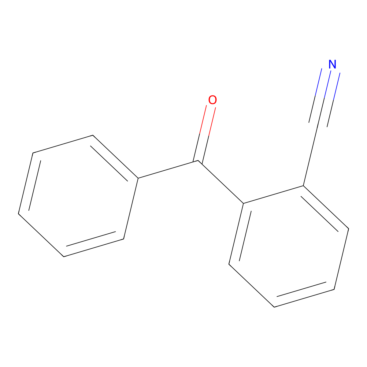 2-Cyanobenzophenone molecular structure, CAS 37774-78-0