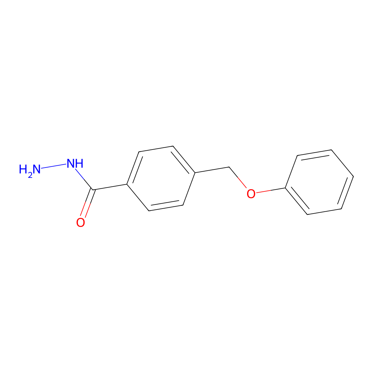4-(Phenoxymethyl)benzohydrazide molecular structure, CAS 377769-37-4