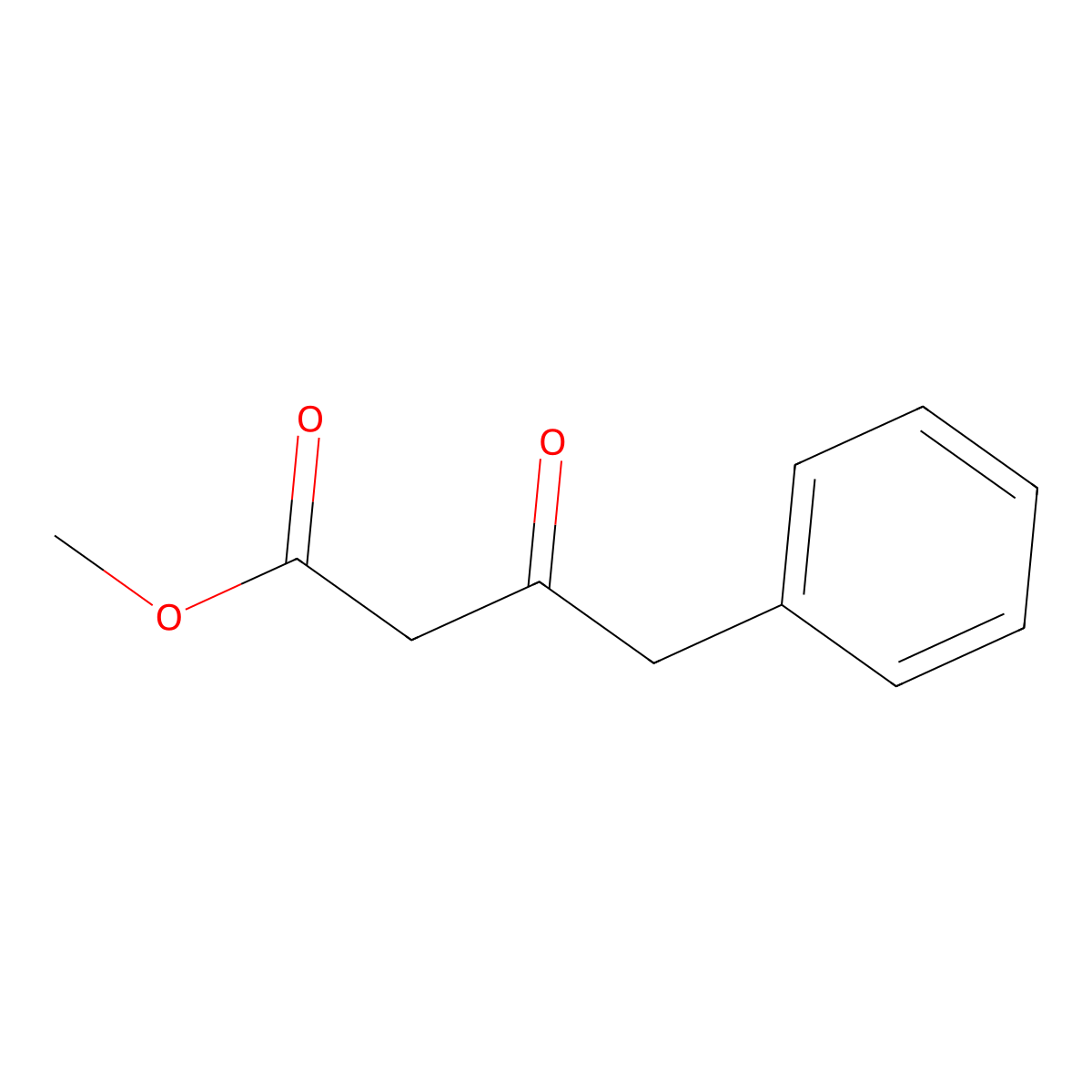 Methyl 3-oxo-4-phenylbutanoate molecular structure, CAS 37779-49-0