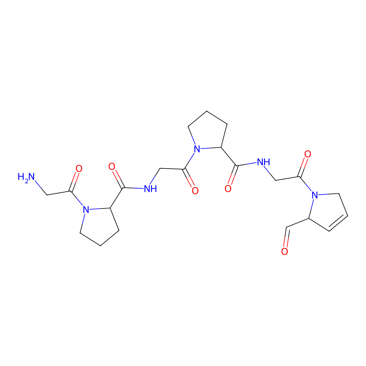 Cyclo(tri(prolylglycyl)) molecular structure, CAS 37783-51-0