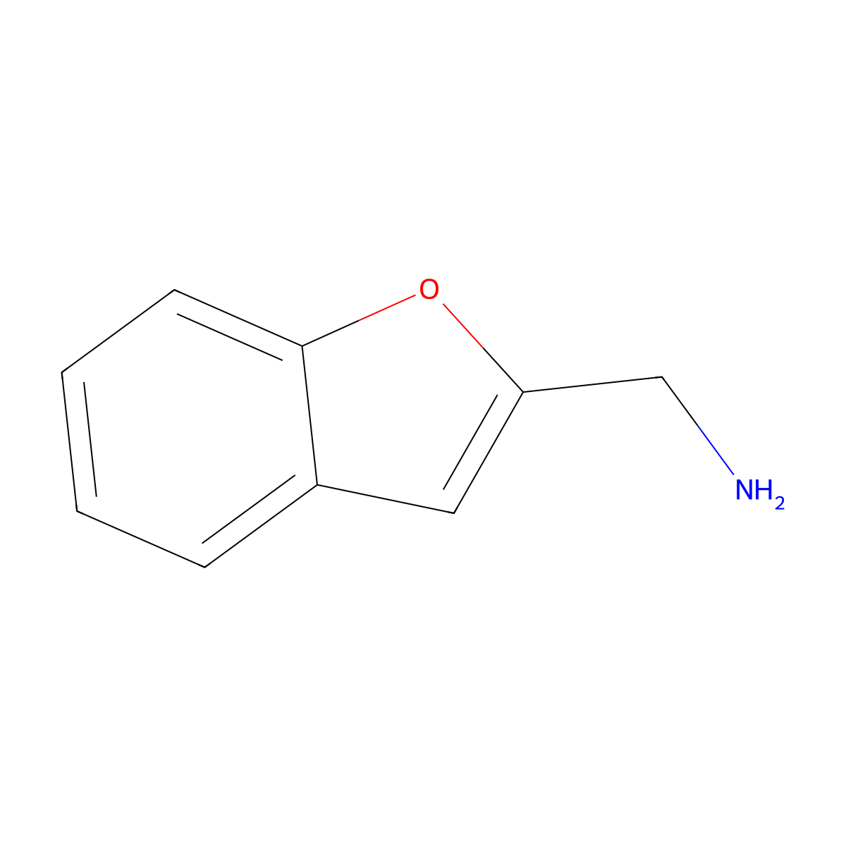 2-(Aminomethyl)benzofuran molecular structure, CAS 37798-05-3