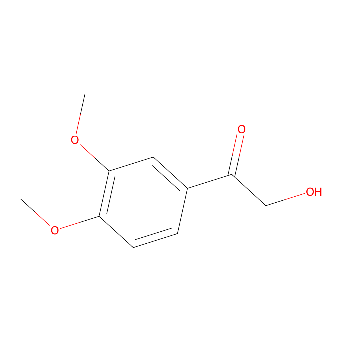 3',4'-Dimethoxy-2-hydroxyacetophenone molecular structure, CAS 37803-48-8