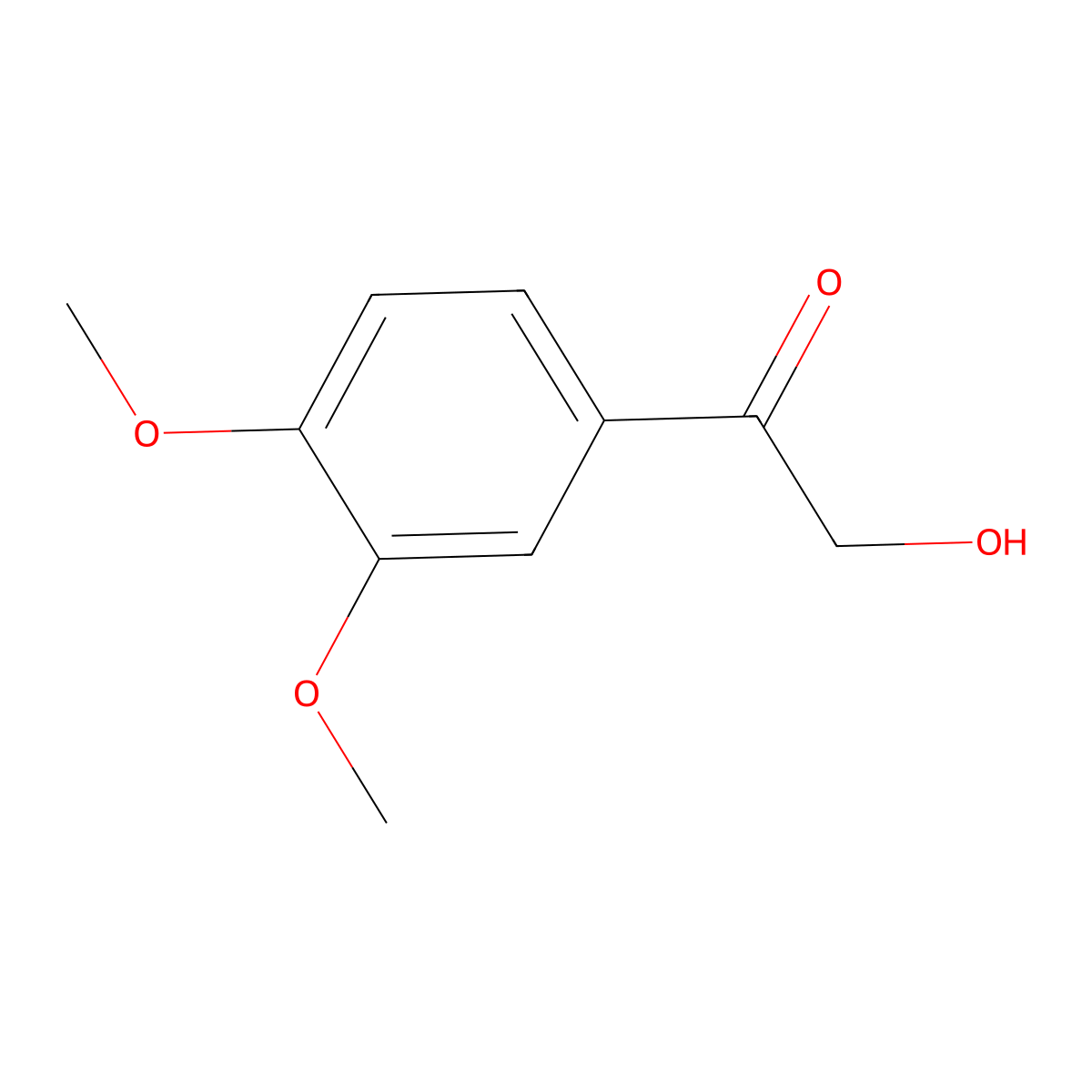 3',4'-Dimethoxy-2-hydroxyacetophenone molecular structure, CAS 37803-48-8