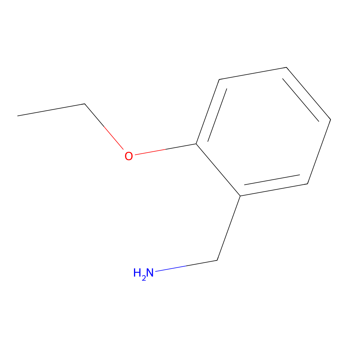 2-Ethoxybenzylamine molecular structure, CAS 37806-29-4