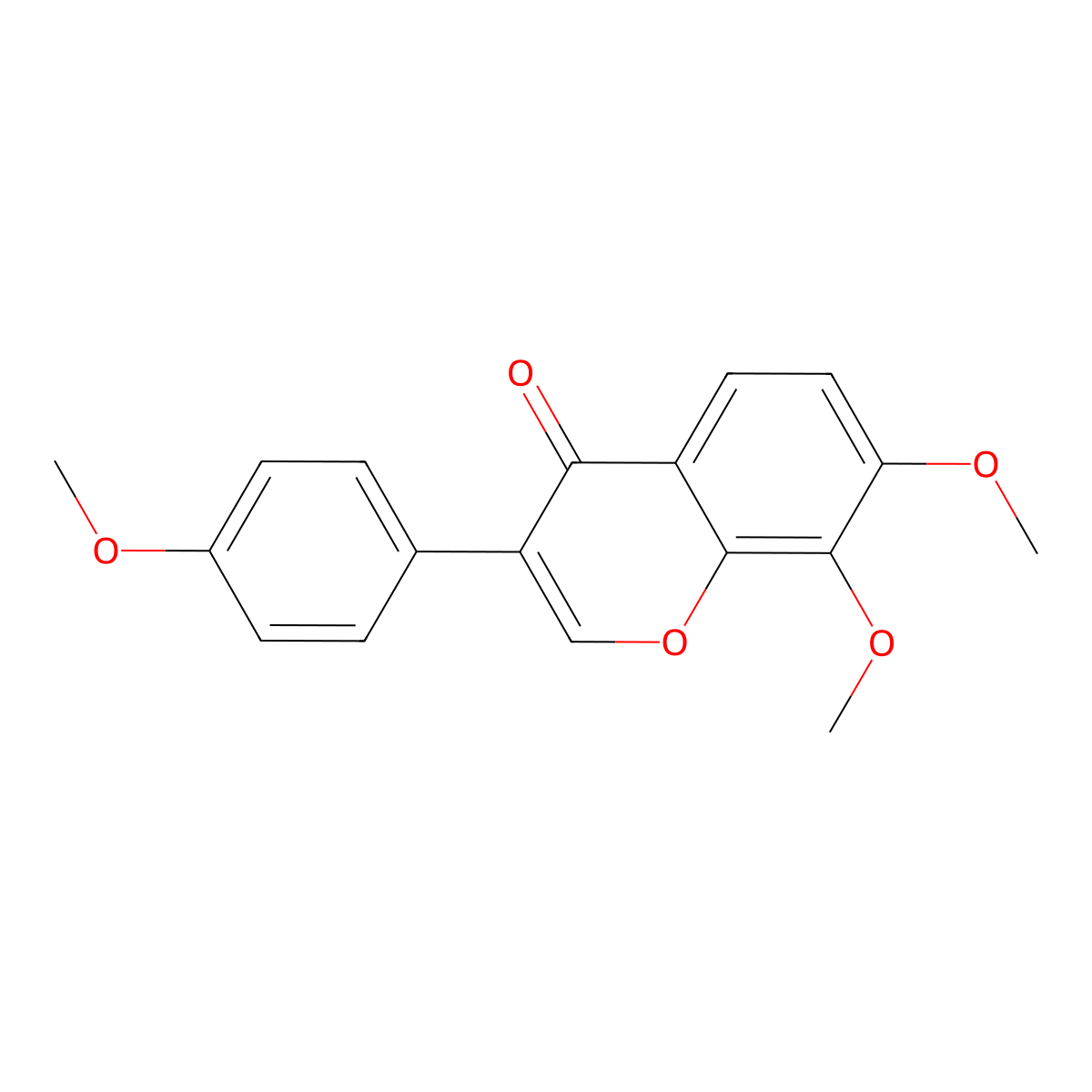 7,8,4'-Trimethoxyisoflavone molecular structure, CAS 37816-21-0
