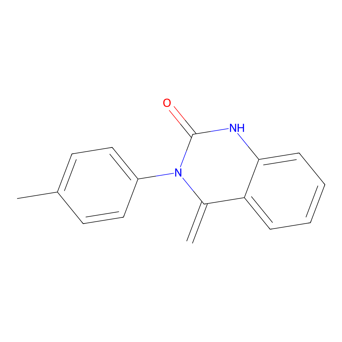 4-methylidene-3-(4-methylphenyl)-1H-quinazolin-2-one molecular structure, CAS 378207-92-2
