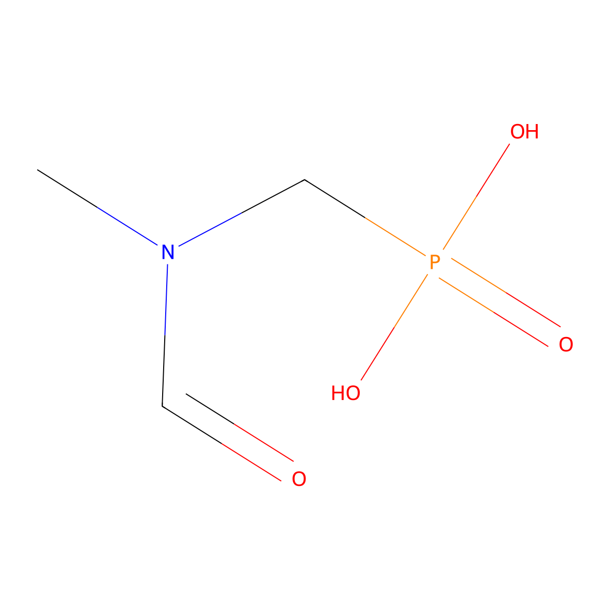 ((N-Methylformamido)methyl)phosphonic acid molecular structure, CAS 378215-50-0