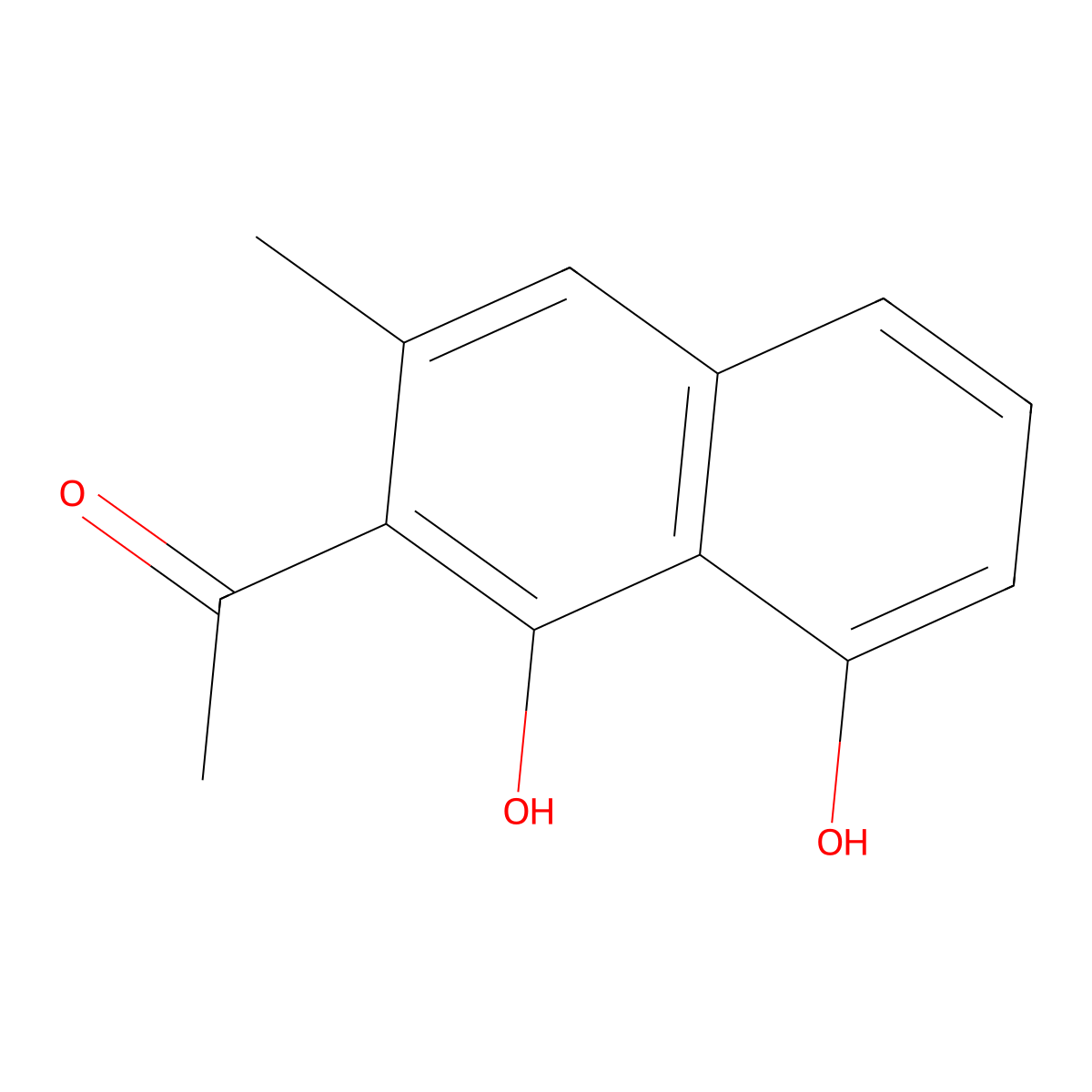 Nepodin molecular structure, CAS 3785-24-8