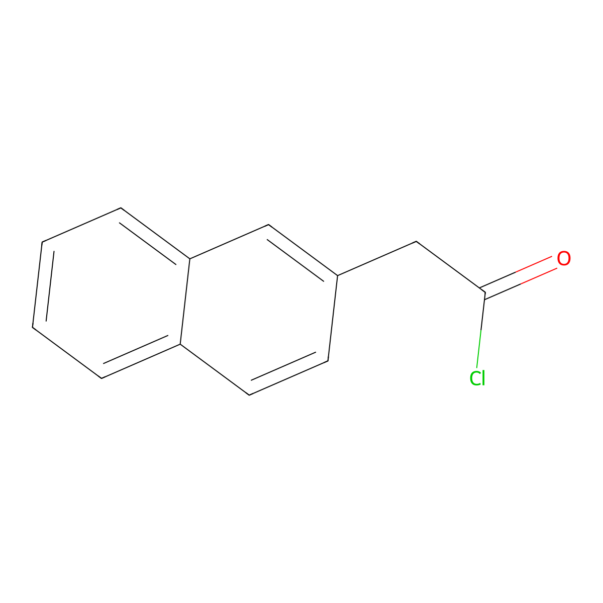 2-(2-Naphthyl)acetyl chloride molecular structure, CAS 37859-25-9