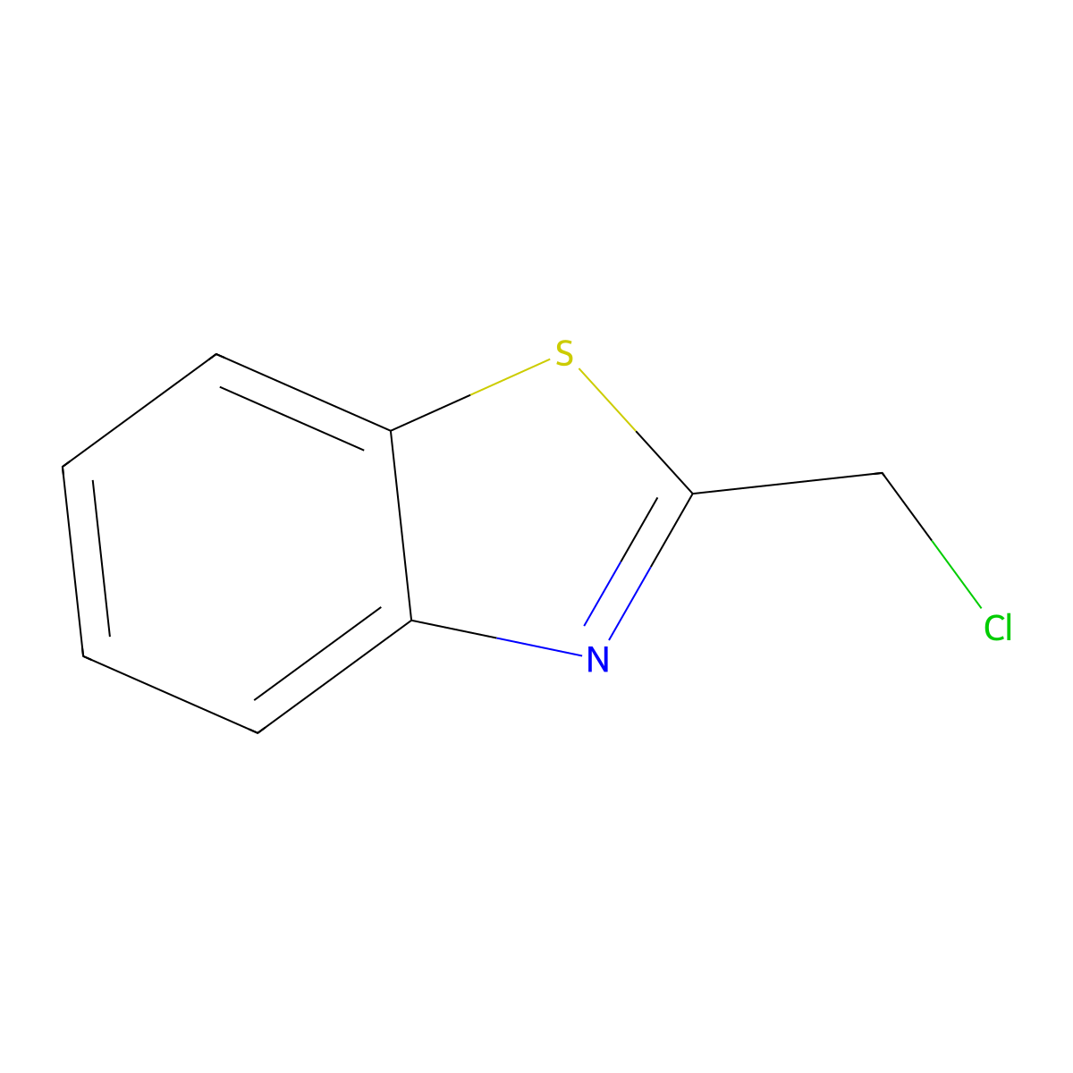 2-(Chloromethyl)benzothiazole molecular structure, CAS 37859-43-1