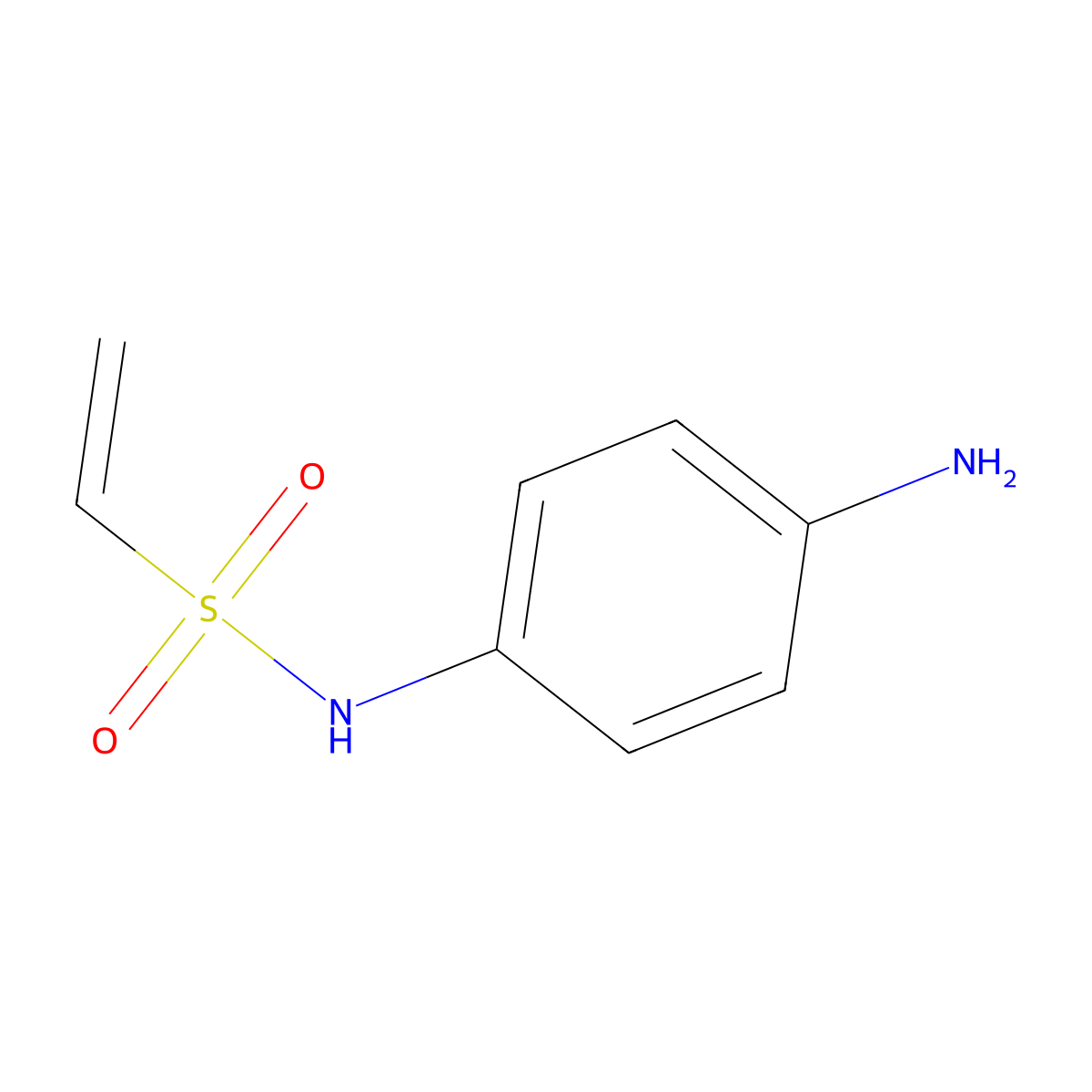 N-(4-Aminophenyl)ethenesulfonamide molecular structure, CAS 37862-57-0
