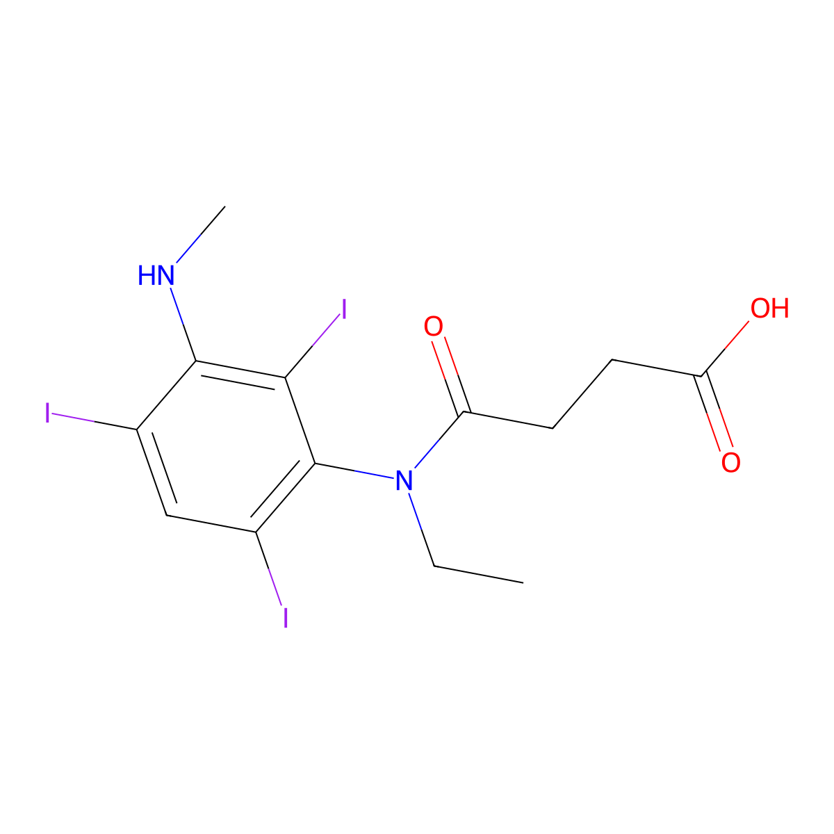 Iosumetic Acid molecular structure, CAS 37863-70-0