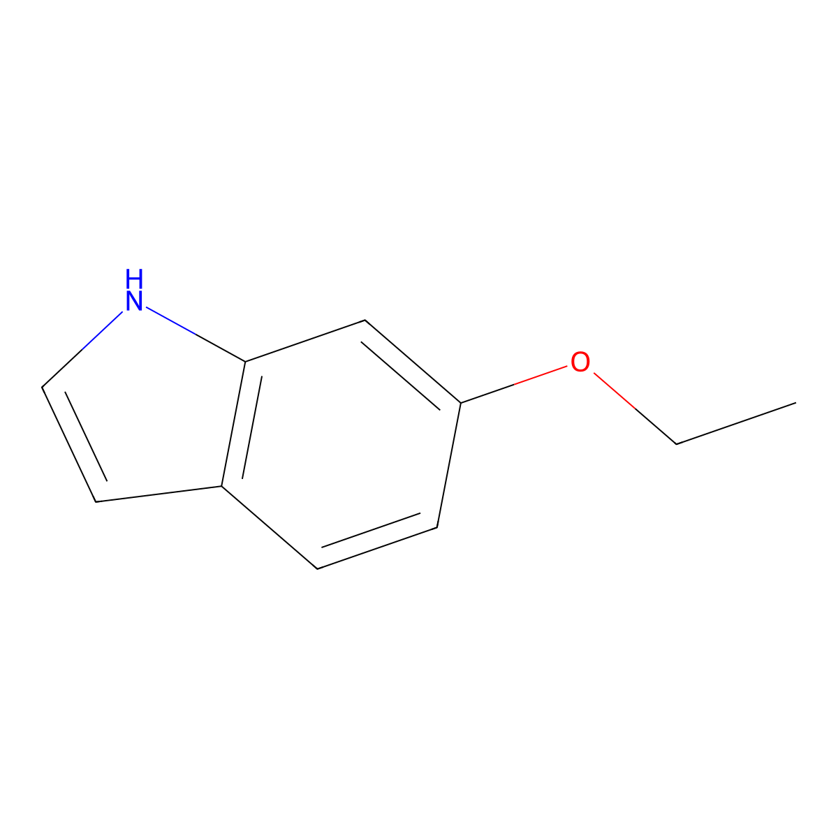 6-Ethoxy-1H-indole molecular structure, CAS 37865-86-4