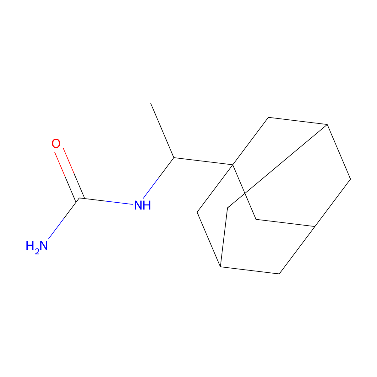 [1-(Adamantan-1-yl)ethyl]urea molecular structure, CAS 378764-67-1
