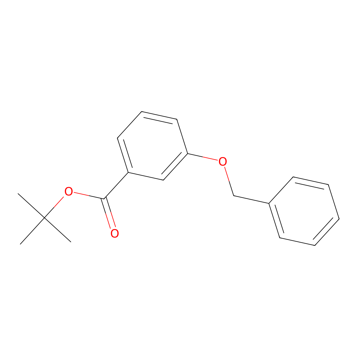 tert-Butyl 3-(benzyloxy)benzoate molecular structure, CAS 378787-46-3