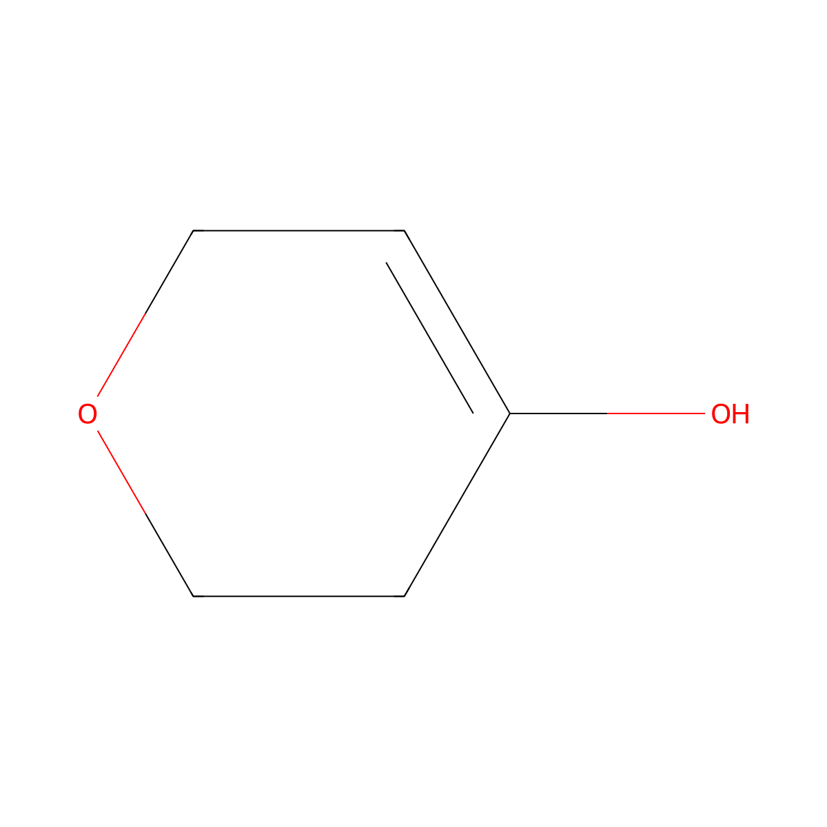 3,6-dihydro-2H-pyran-4-ol molecular structure, CAS 378795-26-7