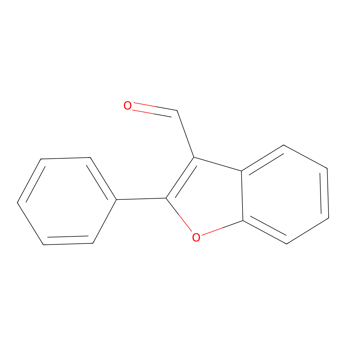 2-Phenylbenzofuran-3-carbaldehyde molecular structure, CAS 37883-64-0