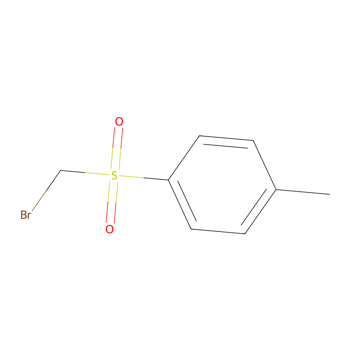 Bromomethyl P-tolyl sulfone molecular structure, CAS 37891-95-5