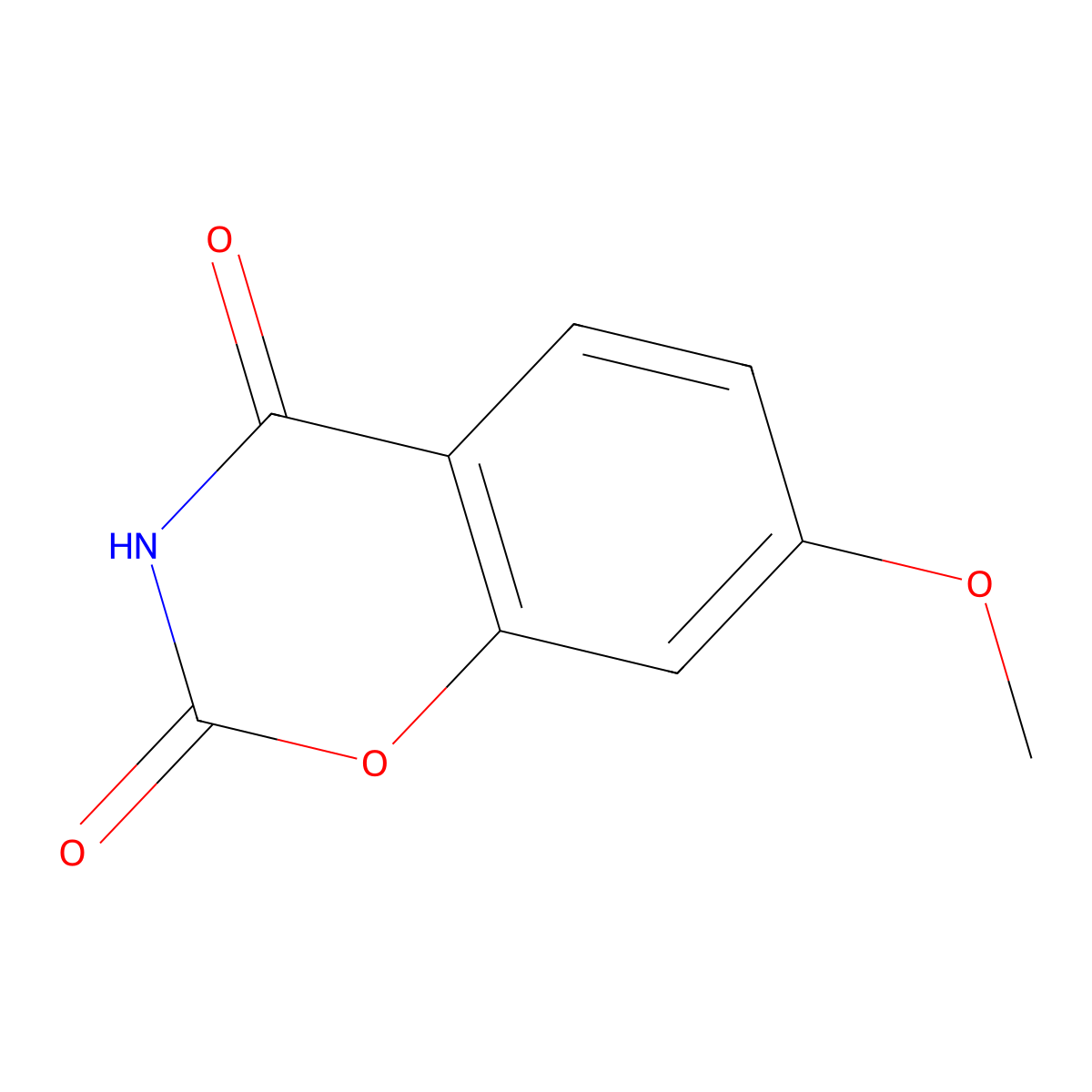 7-Methoxy-1,3-benzoxazine-2,4-dione molecular structure, CAS 37895-24-2