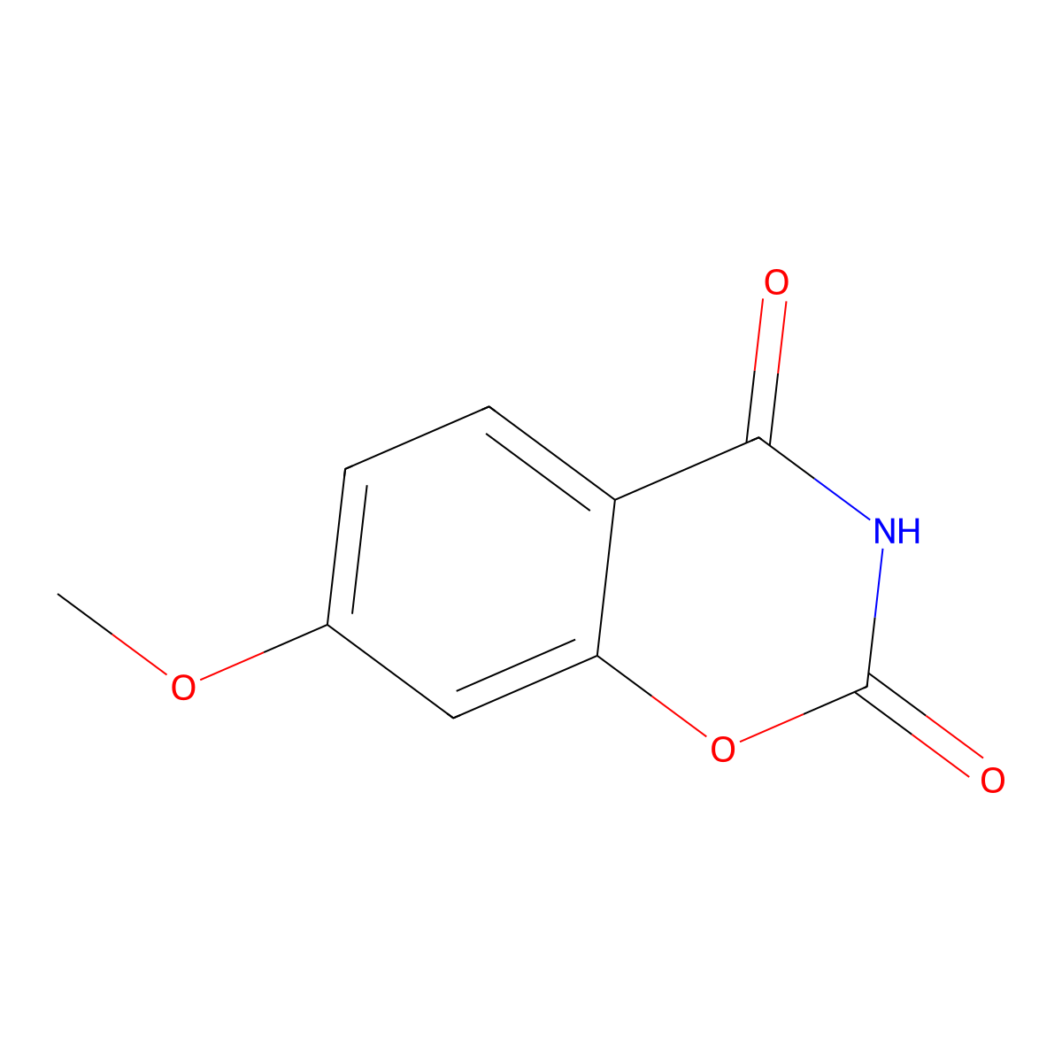 7-Methoxy-1,3-benzoxazine-2,4-dione molecular structure, CAS 37895-24-2