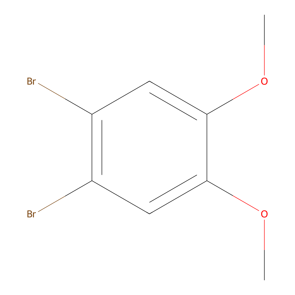4,5-Dibromoveratrole molecular structure, CAS 37895-73-1