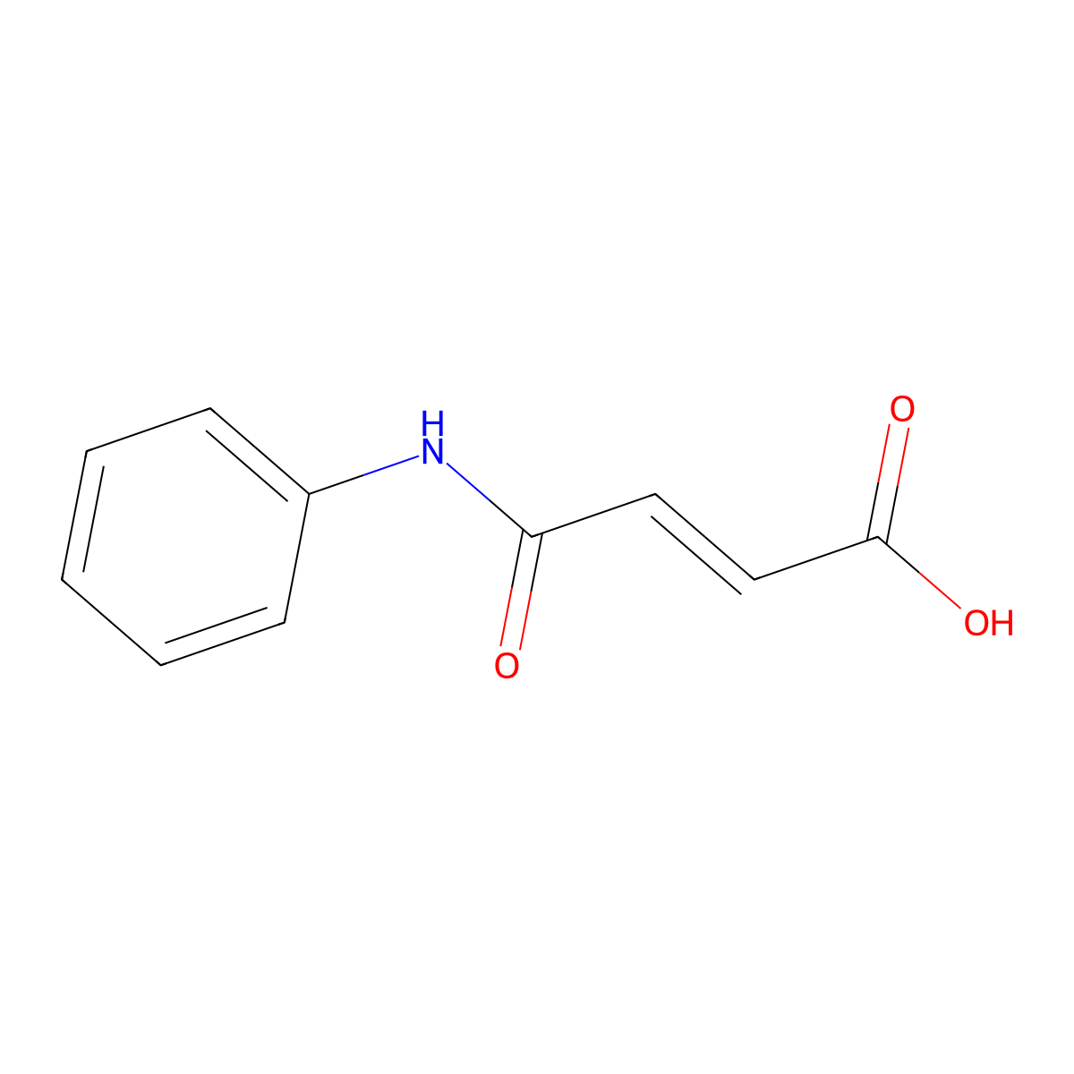 4-Oxo-4-(phenylamino)-2-butenoic acid molecular structure, CAS 37902-58-2
