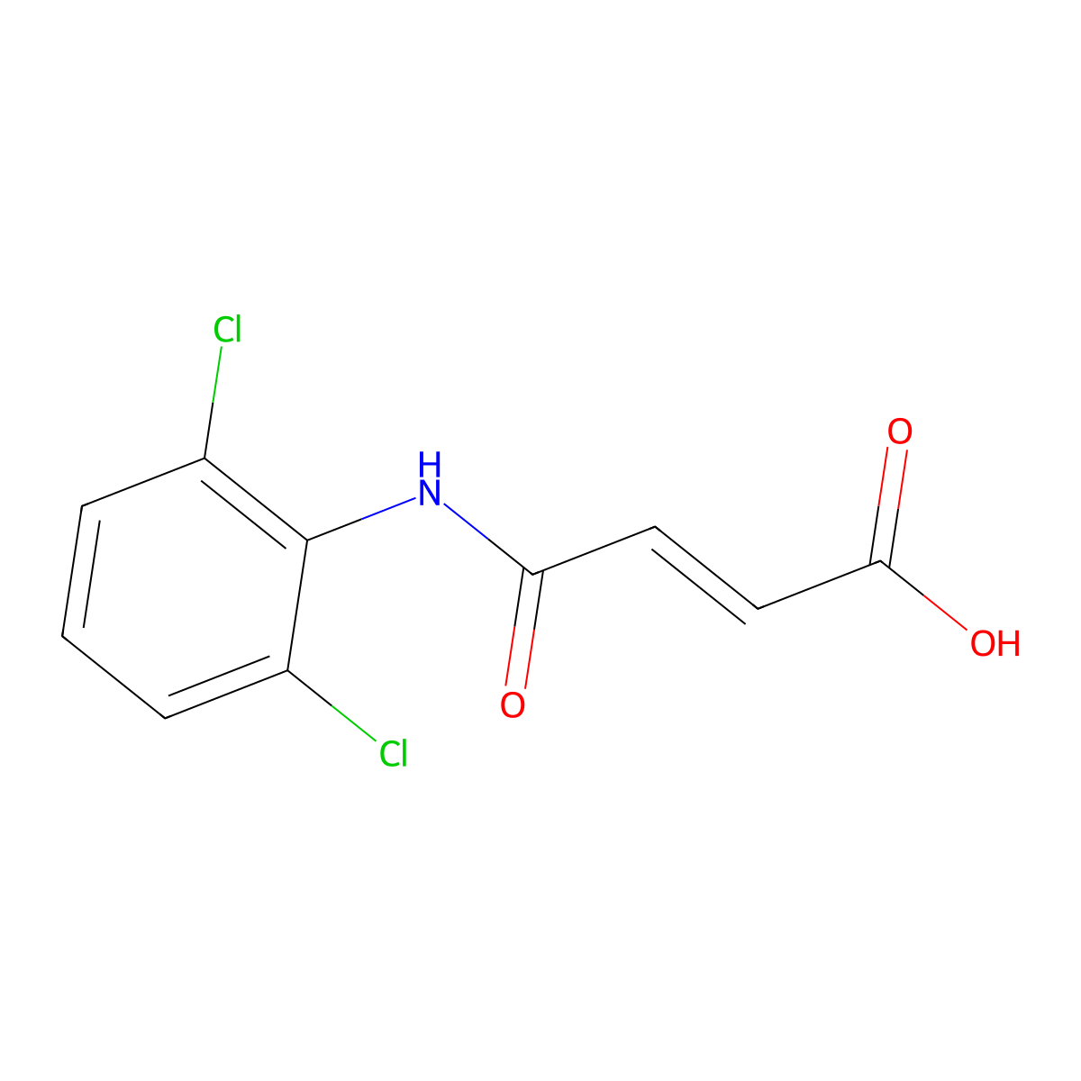 2',6'-Dichloromaleanilic acid molecular structure, CAS 37904-05-5