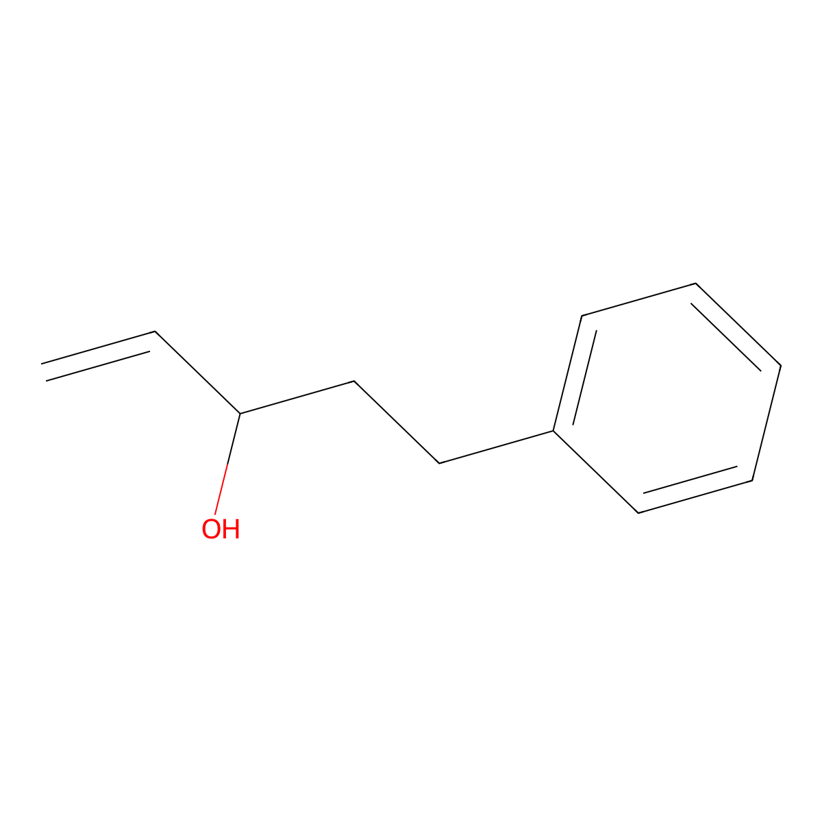 5-Phenylpent-1-en-3-ol molecular structure, CAS 37904-38-4