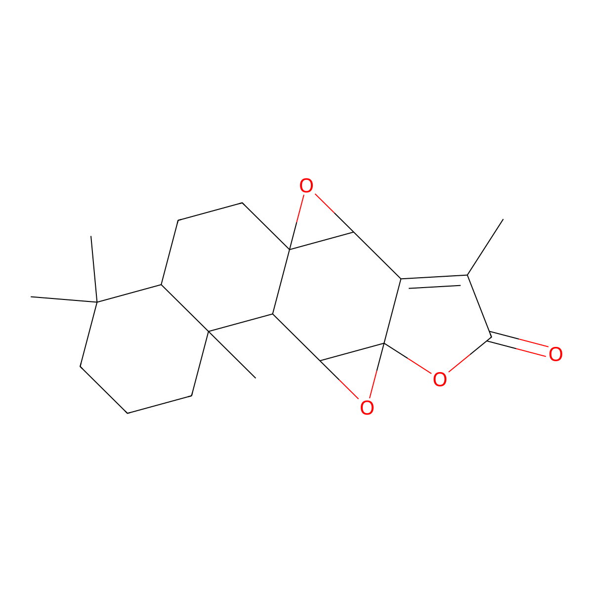 Jolkinolide B molecular structure, CAS 37905-08-1
