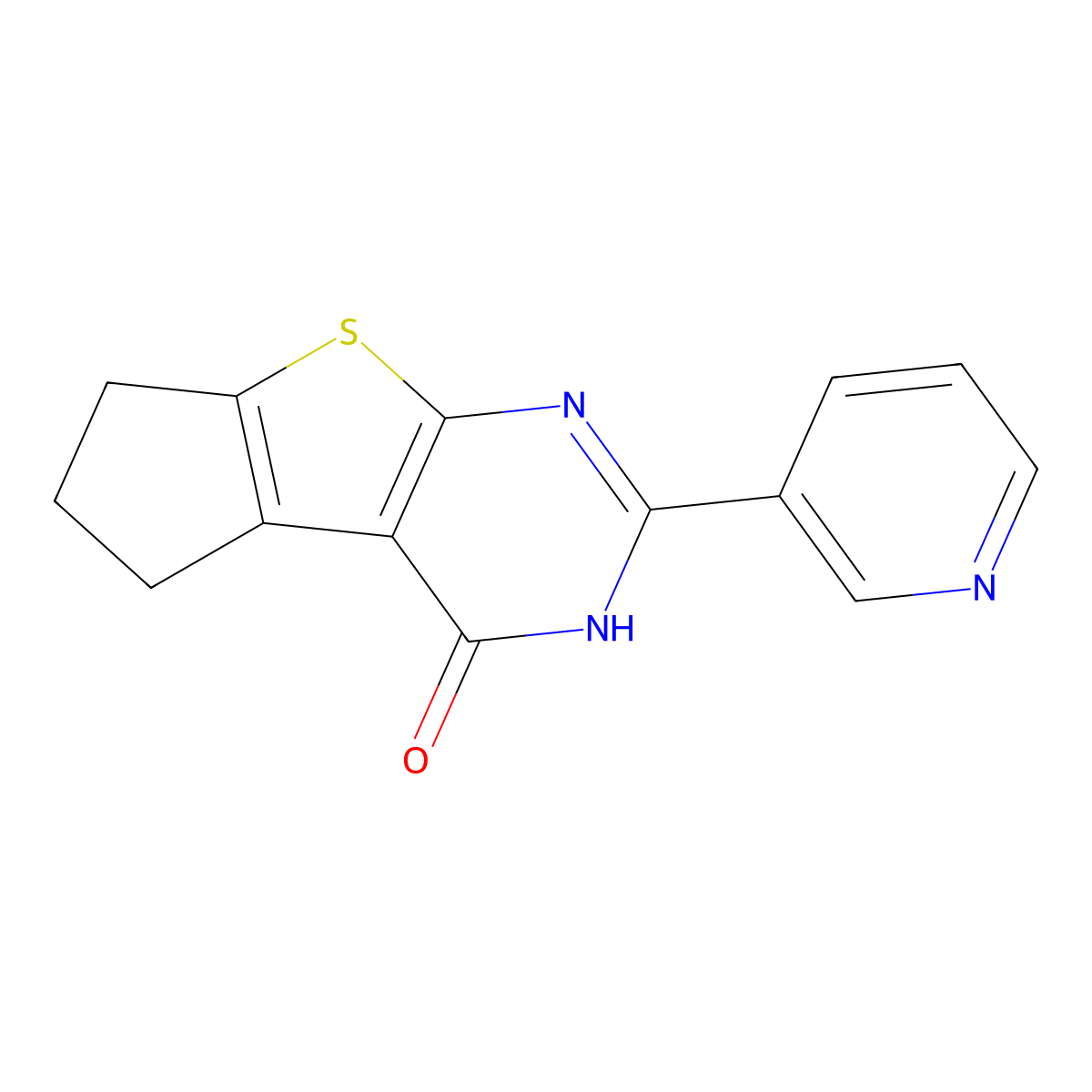 10-(Pyridin-3-yl)-7-thia-9,11-diazatricyclo[6.4.0.0,2,6]dodeca-1(8),2(6),9-trien-12-one molecular structure, CAS 379240-19-4