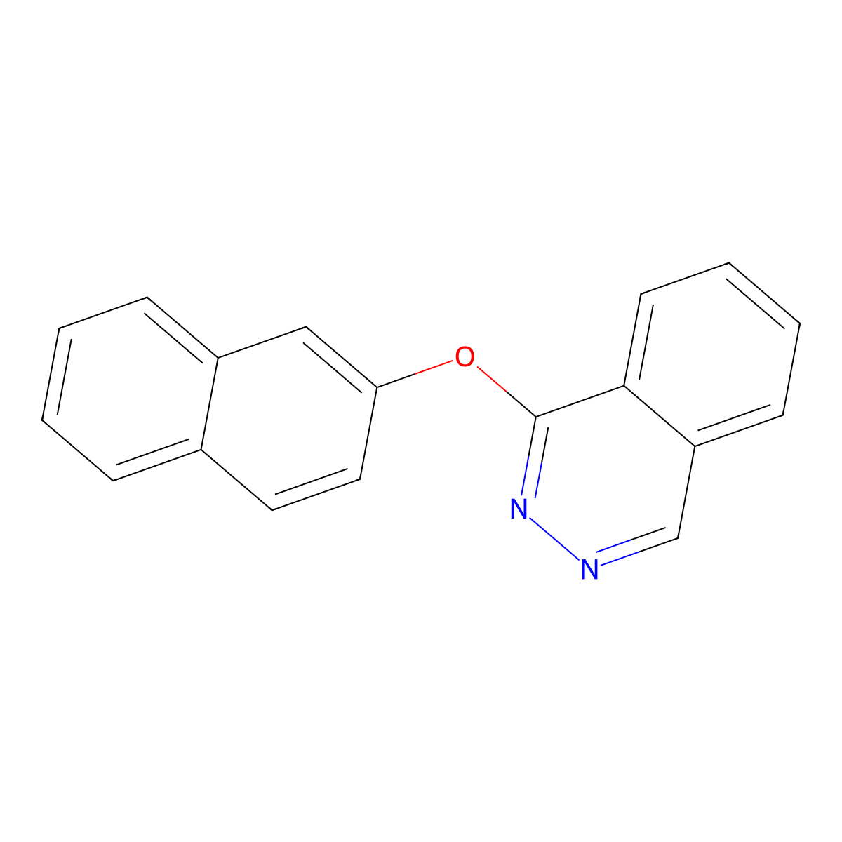 1-(Naphthalen-2-yloxy)phthalazine molecular structure, CAS 379245-97-3