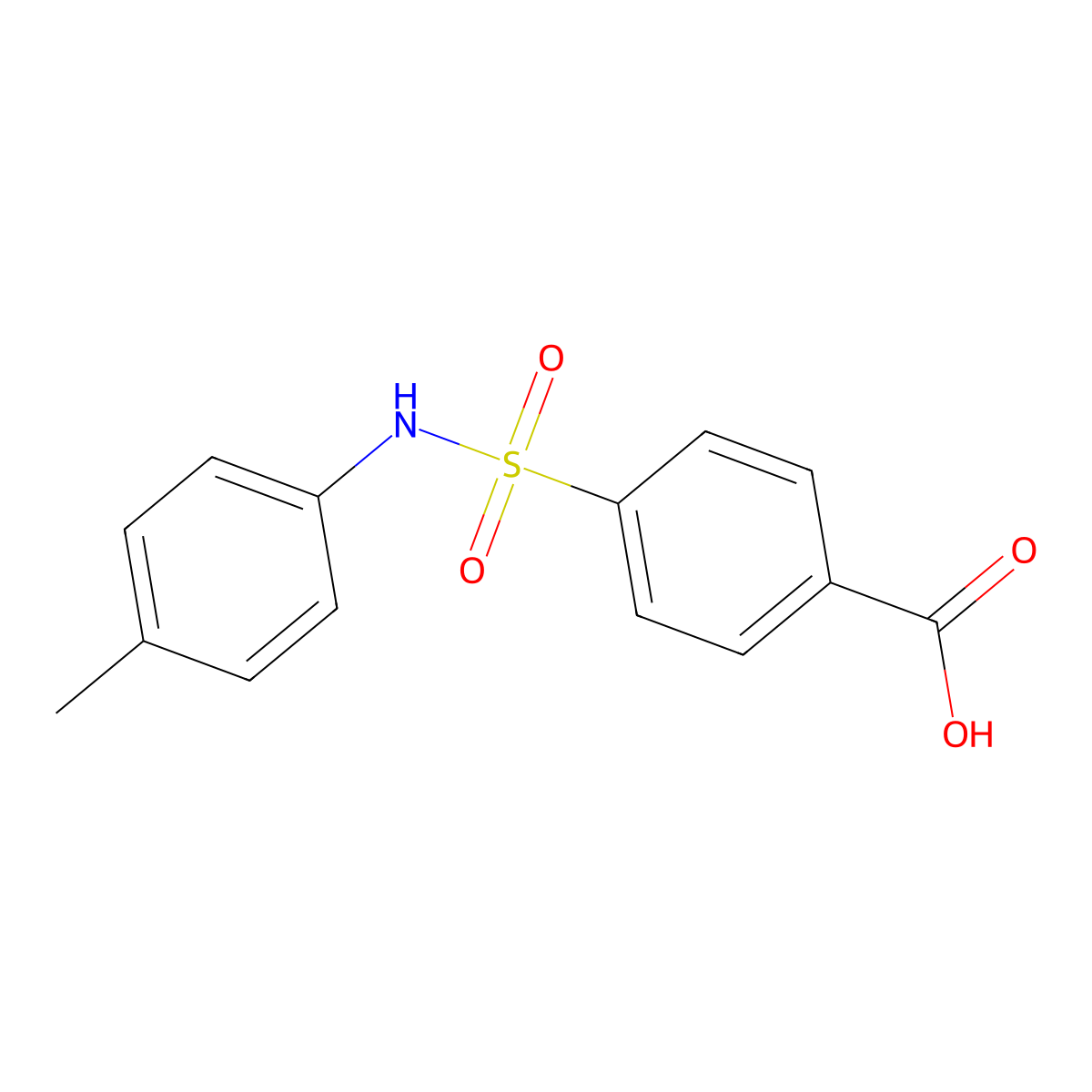 4-[(4-Methylphenyl)sulfamoyl]benzoic acid molecular structure, CAS 379254-26-9