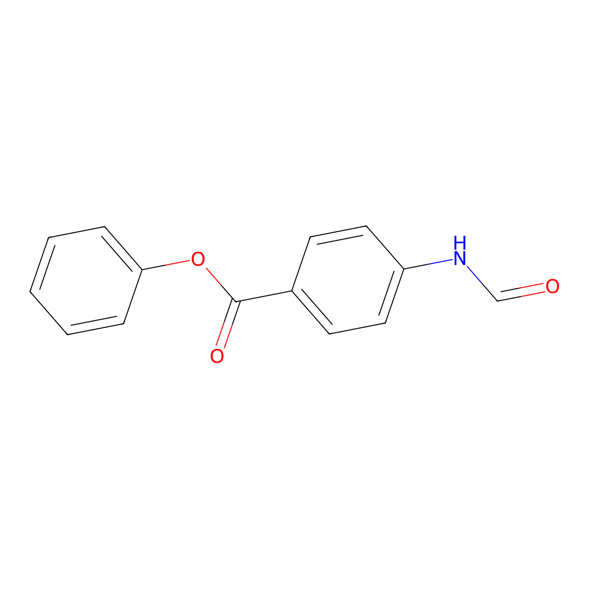 Phenyl 4-formamidobenzoate molecular structure, CAS 379254-56-5