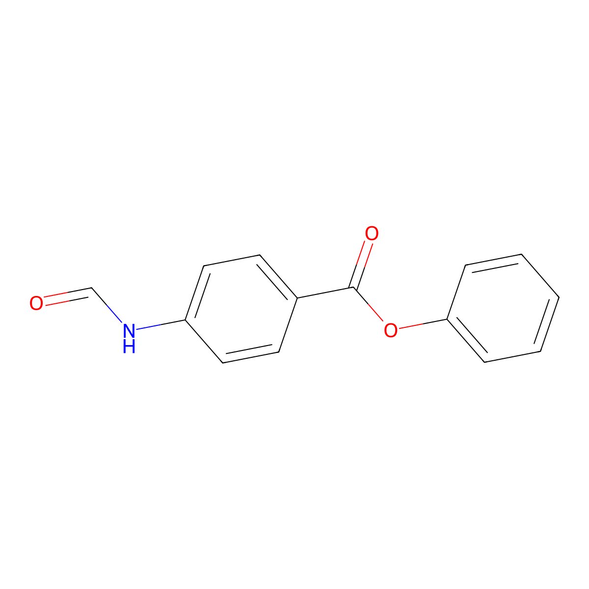Phenyl 4-formamidobenzoate molecular structure, CAS 379254-56-5
