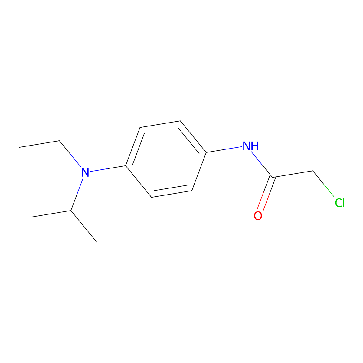 2-chloro-N-{4-[ethyl(methylethyl)amino]phenyl}acetamide molecular structure, CAS 379255-20-6